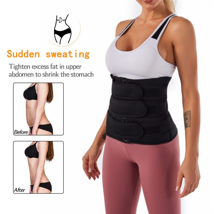 Vensslim Men Waist Trainer Neoprene Sauna Slimming Belt Abdomen Body Shaper Corset Weight Loss Sweat Belly Compression Strap
