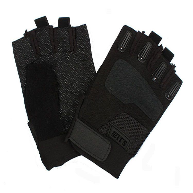 Sports Fitness Non-slip Wearable Half Finger Gloves Outdoor Riding Handmade Protective GlovesO-4-10