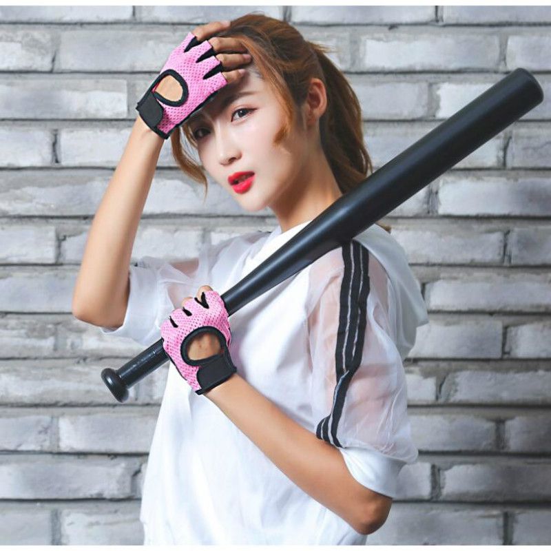 Fitness sports half finger gloves gym super breathable elastic polyester gloves men and women models shockproof riding gloves O-4--1