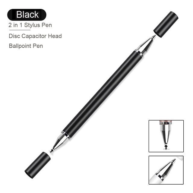 2 In 1 Stylus For Smartphone Tablet Thick Thin Drawing Capacitive Pencil Universal Android Mobile Screen Note Touch Pen C-273