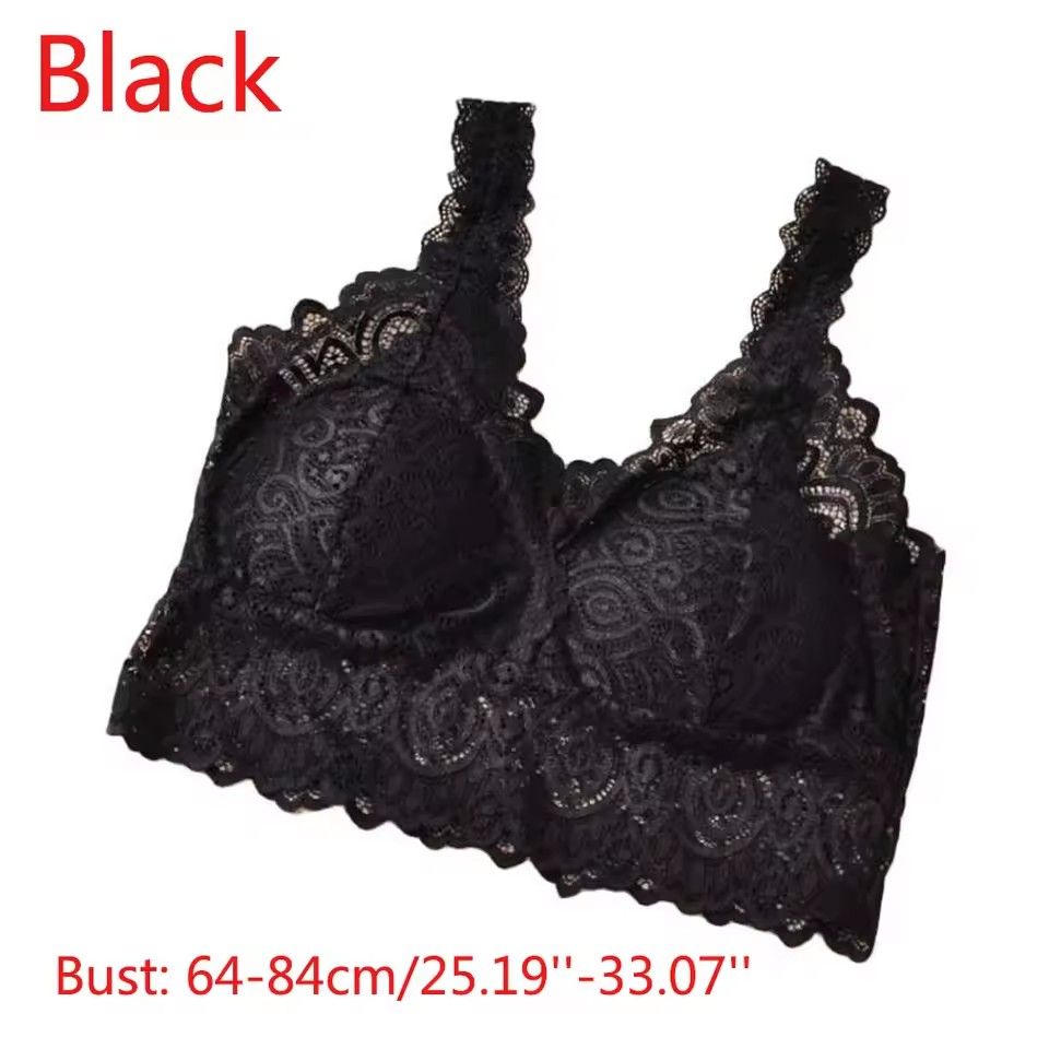 Women Lace Crochet Bralette Bralet Bra Bustier Crop Top Floral Cami Padded Tank TopsFZ-59