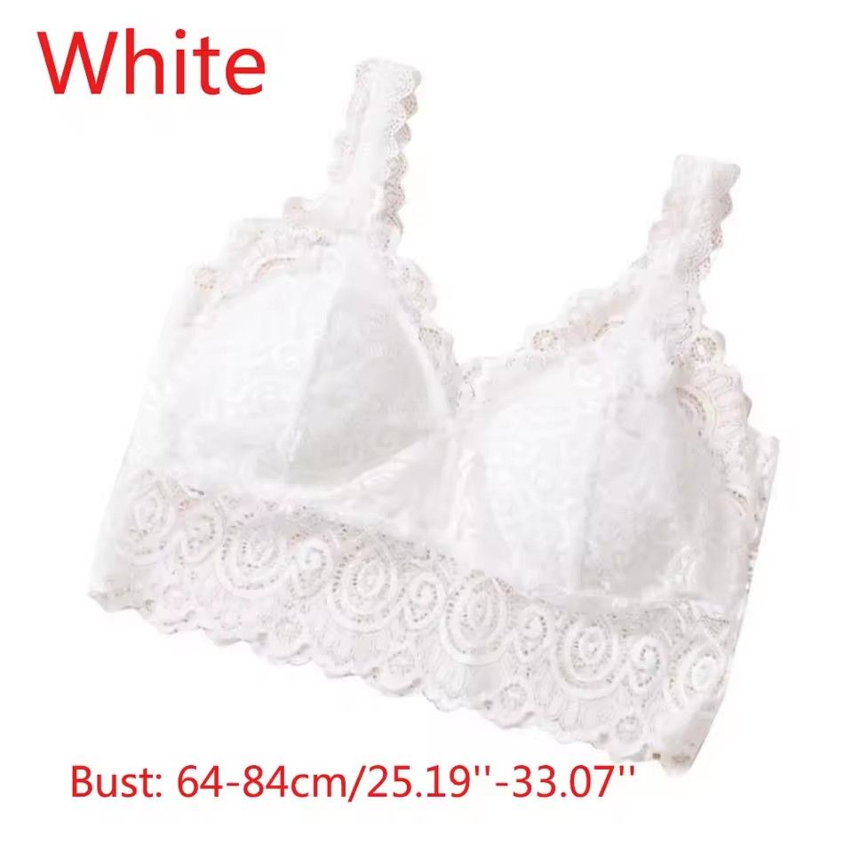 Women Lace Crochet Bralette Bralet Bra Bustier Crop Top Floral Cami Padded Tank TopsFZ-59