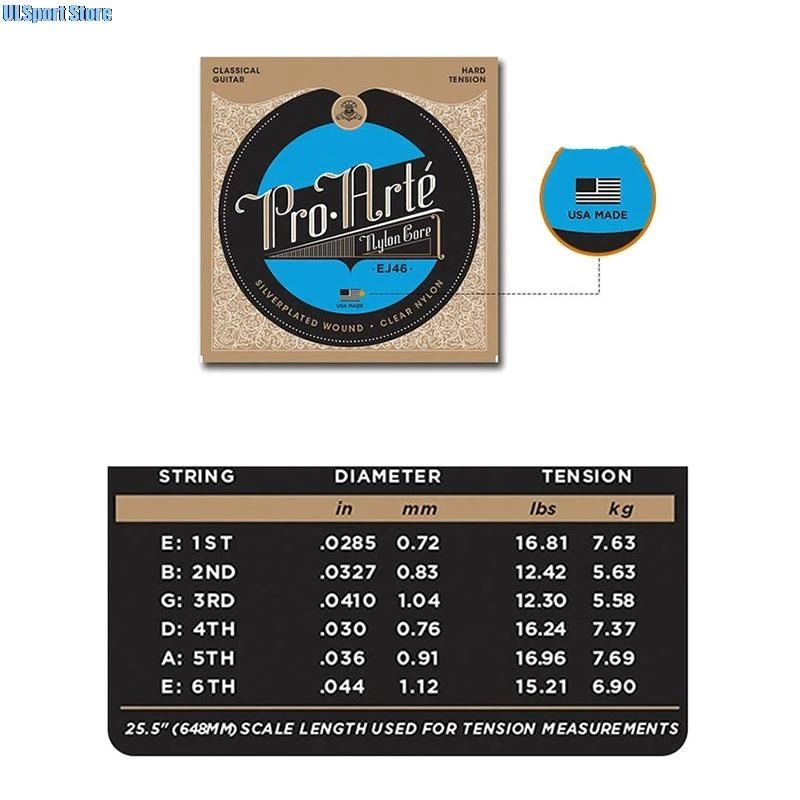 1 Set Electric guitar strings EXL110 EXL115 EXL120 EXL130 Xl Nickel Round Wound Electric Guitar Strings E-1260-C-114