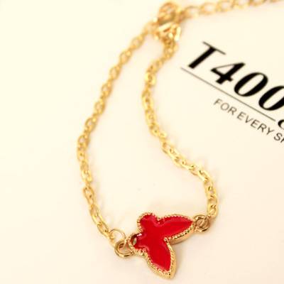 Fashion Love Clover Simple Bracelet Anklet Korean Sweet Fashion Wild Trinkets A-461