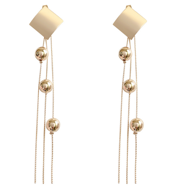 Long style tassel 925 silver needle Earrings temperament fashion women Earrings net red personality A-1352