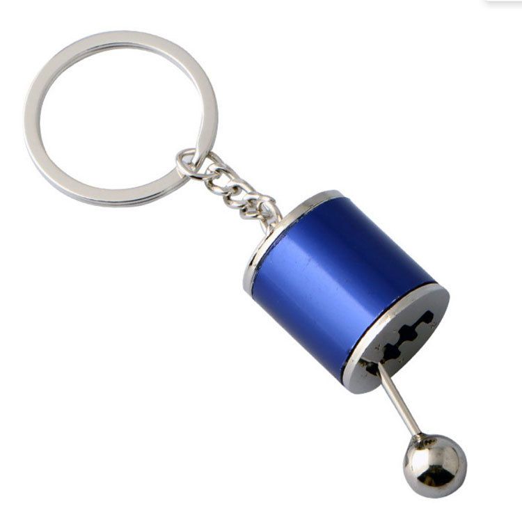Speed Gearbox Keychain Men Manual Shifter Metal Gear Head Key Car Ring Reassembly Creative Charm Keychain A-1792