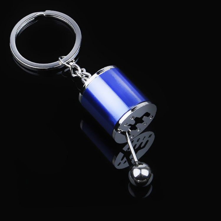 Speed Gearbox Keychain Men Manual Shifter Metal Gear Head Key Car Ring Reassembly Creative Charm Keychain A-1792