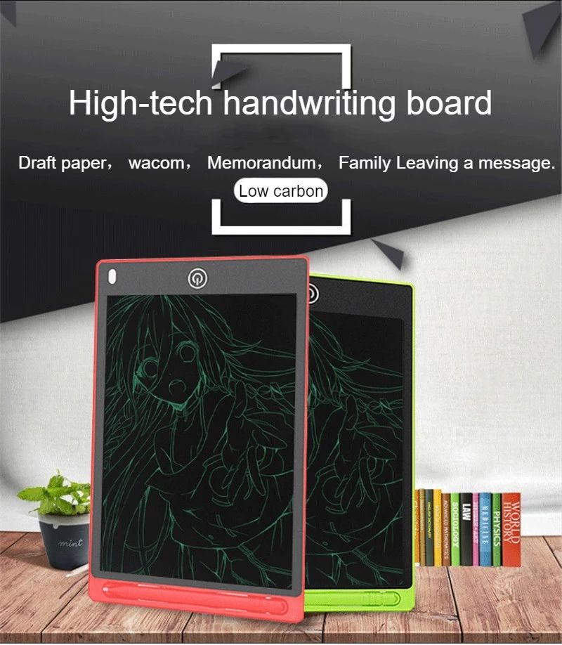 Writing Board Drawing Board Children's Graffiti Drawing Board Toys 6.5 Inch Lcd Handwritten Blackboard Magic Drawing Board F3-53-2