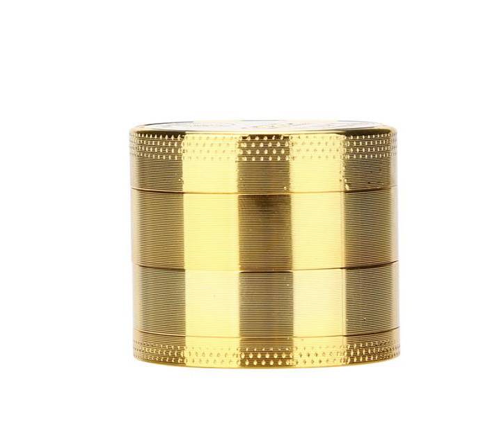 Hot Sale Alloy Herbal Herb Tobacco Grinder Spice Weed Grinders Smoking Pipe Accessories Gold Smoke Cutter B2-163-4