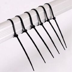 100 strips large 2.5*200mm self-locking nylon cable ties bundled cable management line wire storage finishing tie wire harness C-89-9