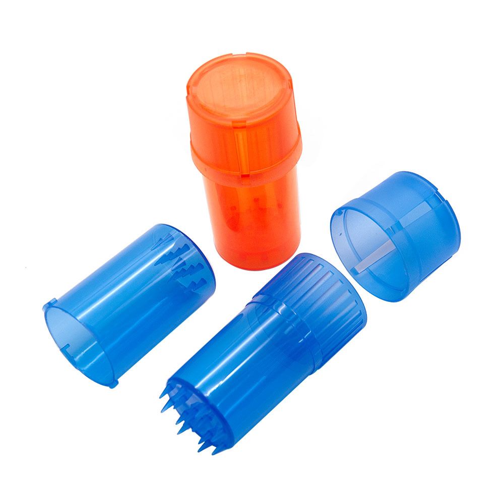Plastic Grinder 40mm Diameter Tobacco Herb Crusher Storage Case Box Grinders Smoke Pipe Cigarette Accessories