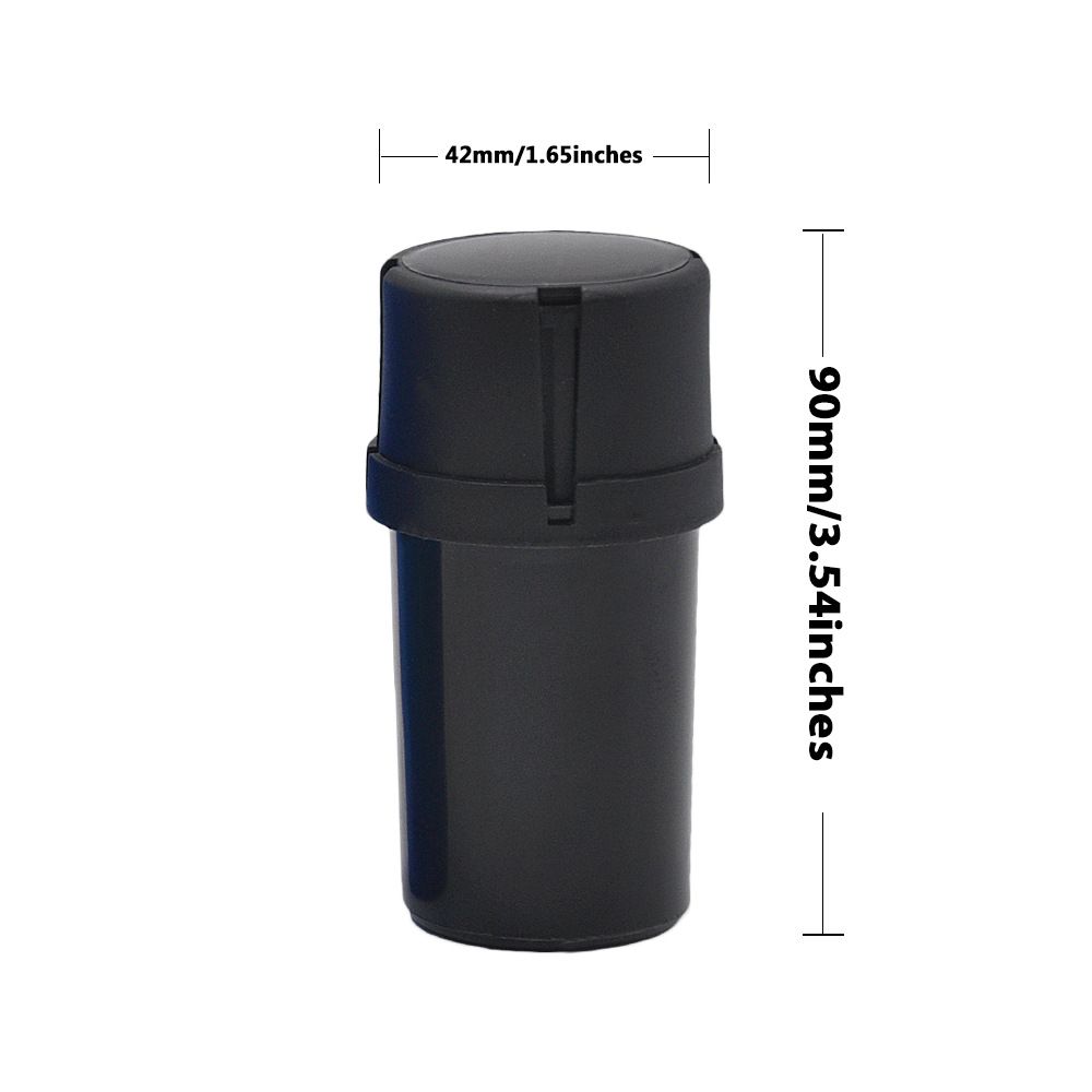 Plastic Grinder 40mm Diameter Tobacco Herb Crusher Storage Case Box Grinders Smoke Pipe Cigarette Accessories