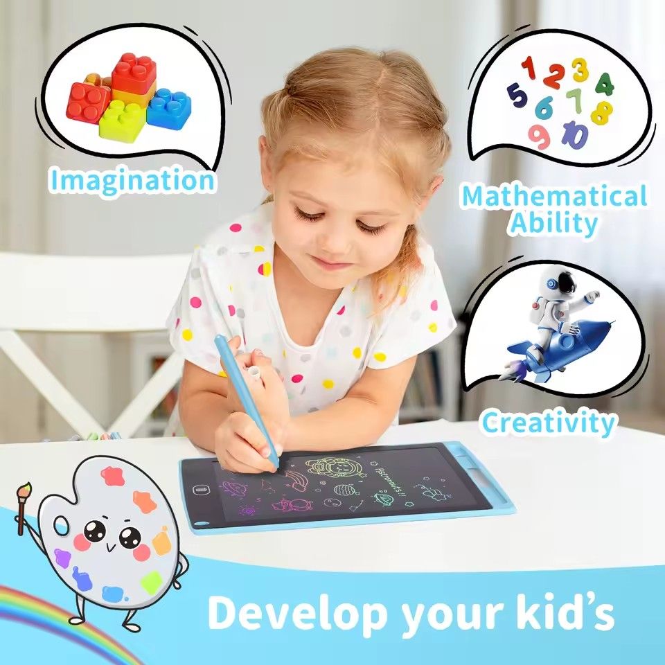 Writing Board Drawing Board Children's Graffiti Drawing Board Toys 6.5 Inch Lcd Handwritten Blackboard Magic Drawing Board F3-53-2