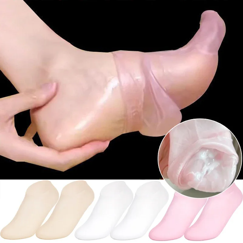 Universal Silicone Foot Repair Foot Mask Moisturizing Foot Spa Mask Effectively Moisturizes Foot Protection Socks Foot Care Tool FZ-353-1