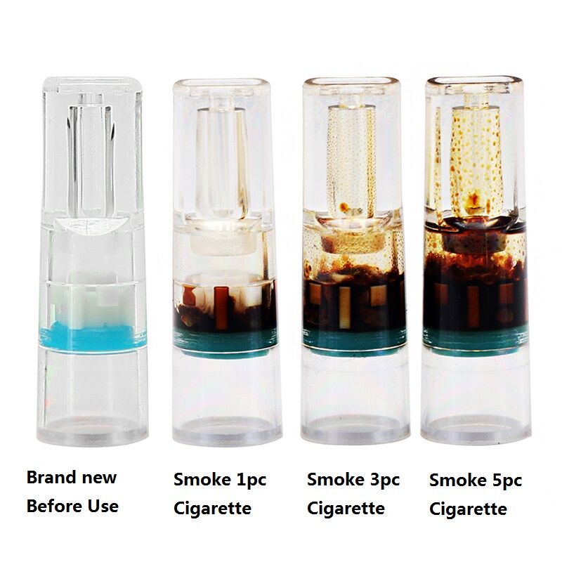 Men's cigarette filter microporous plastic safe and healthy disposable filter cigarette holder (100PCS / box) B2-146-3