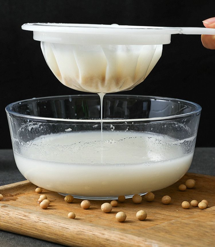 Household kitchen ultra-fine strainer kitchen nylon strainer spoon juice sieve soy milk strainer dregs artifact E-710
