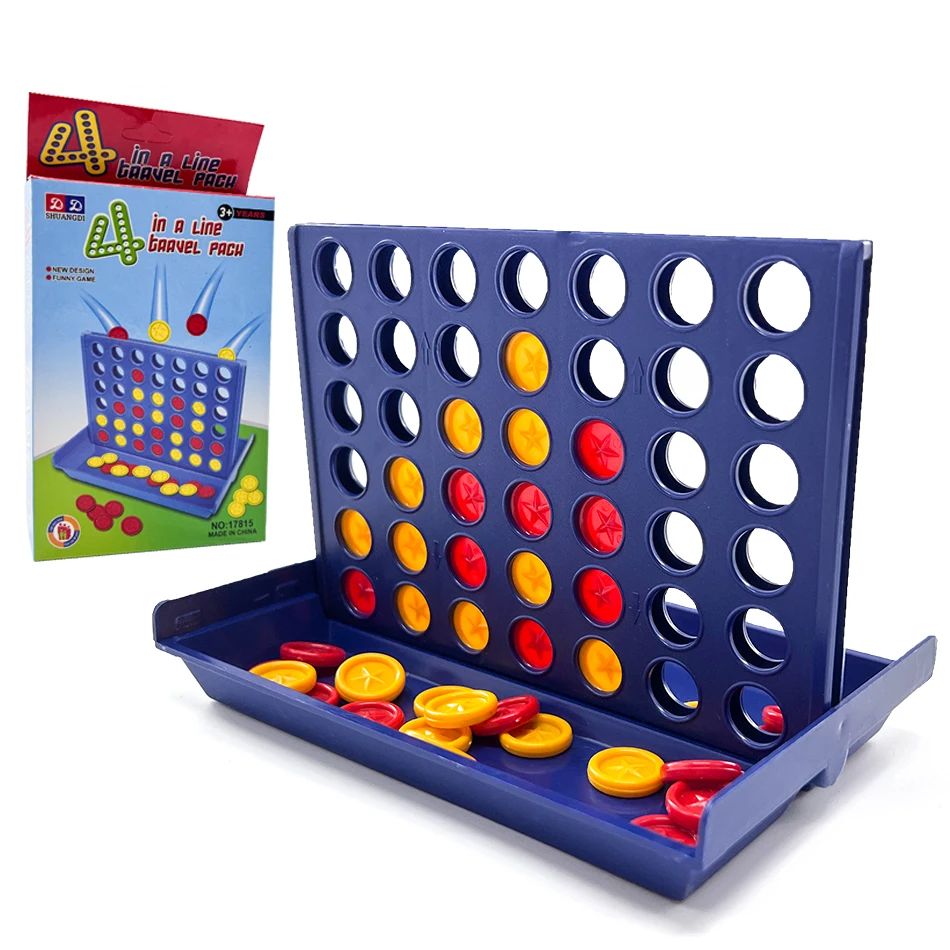 Four In A Row Bingo Chess Connect Classic Family Board Game Toys Fun Educational Toy for Kids Children Entertainment Game F4-80
