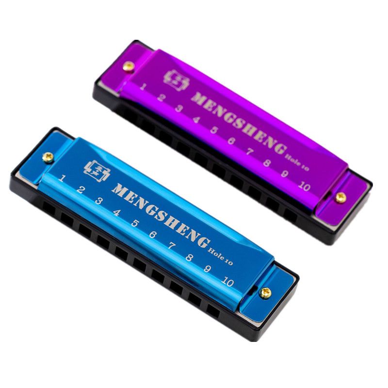 10-hole Harmonica Harmonica Educational Musical Instrument Beginner Teaching Playing Gift Copper Resin Harmonica Core