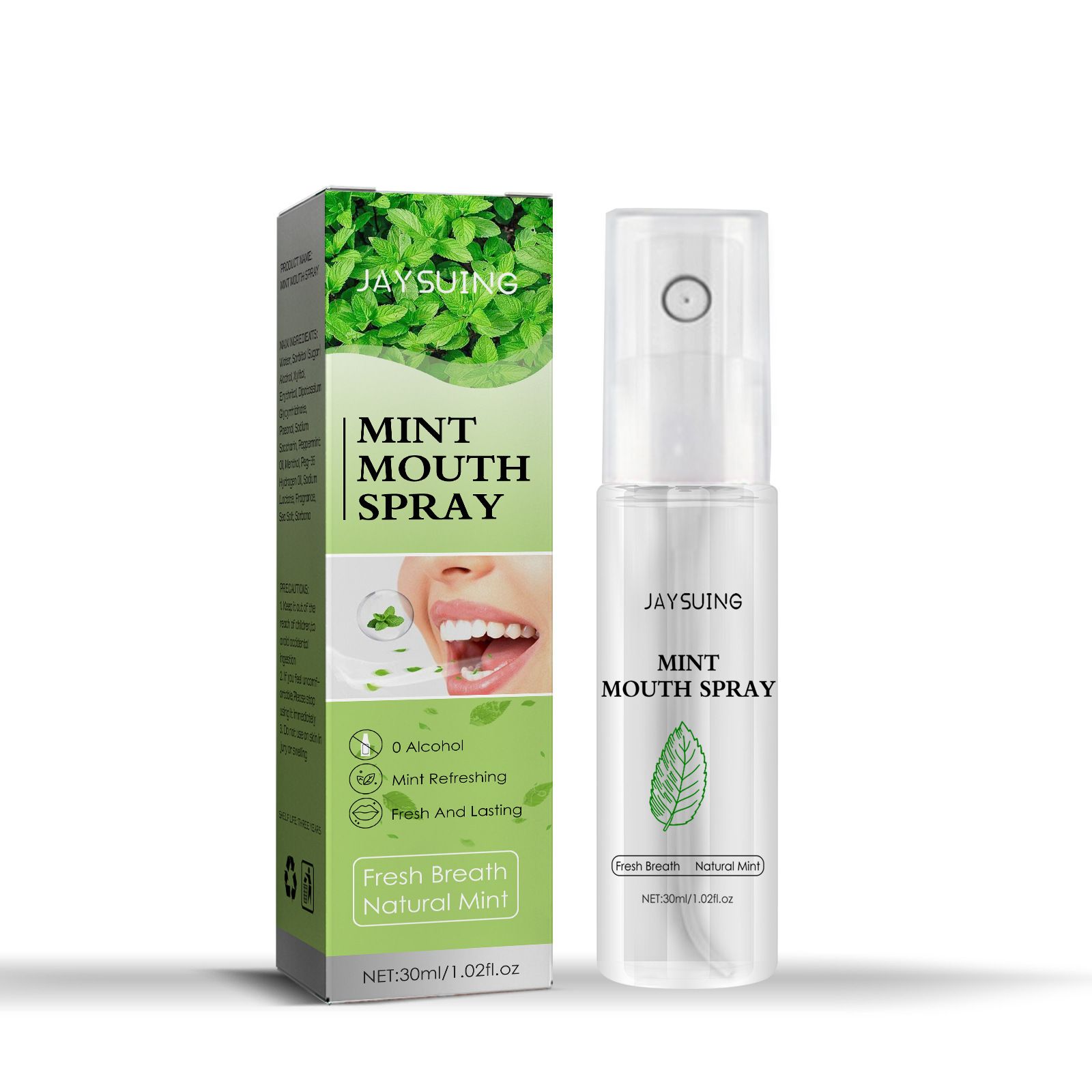 Breath Freshener Mint Mouth Spray Remove Smoke Smell Bad Breath Fresh Breath Portable Mouth Freshener Oral Spray B2-924