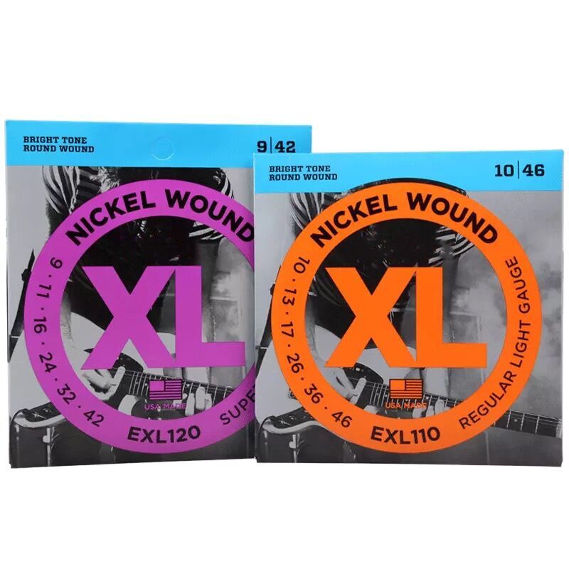 Exl110 Exl115 Exl120 Exl130 Xl Nickel Round Wound Electric Guitar Strings E-1260
