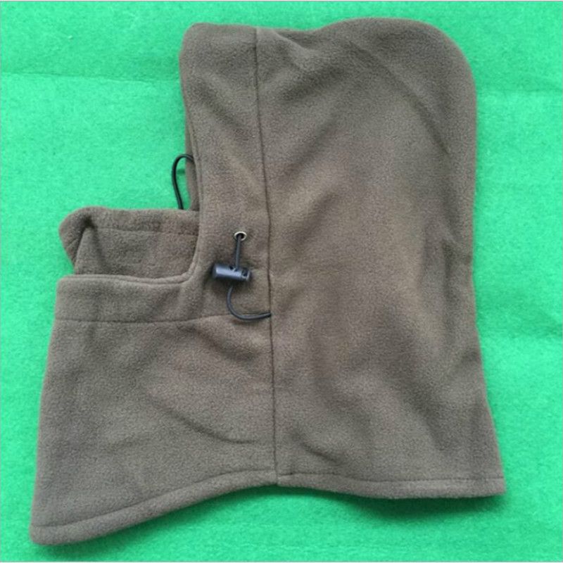 Outdoor Thick Double-layer Winter Riding Catching Velvet Cap Windproof Warm Mask Face Cs Hood
