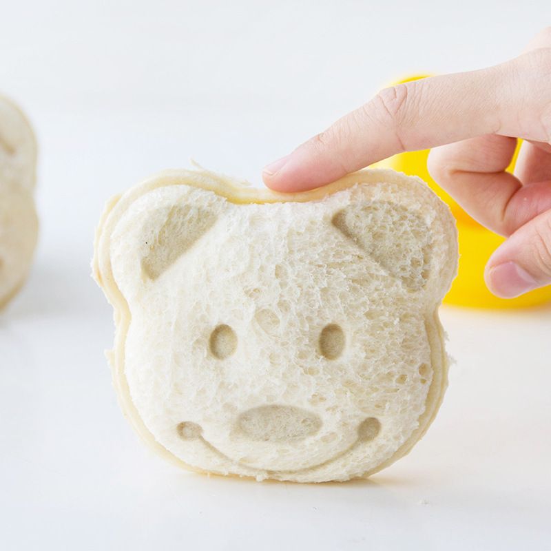 Teddy Bear Sandwich Mold Toast Bread Making Cutter Mould Cute Baking Pastry Tools Children Interesting Food Kitchen Accessories C-324