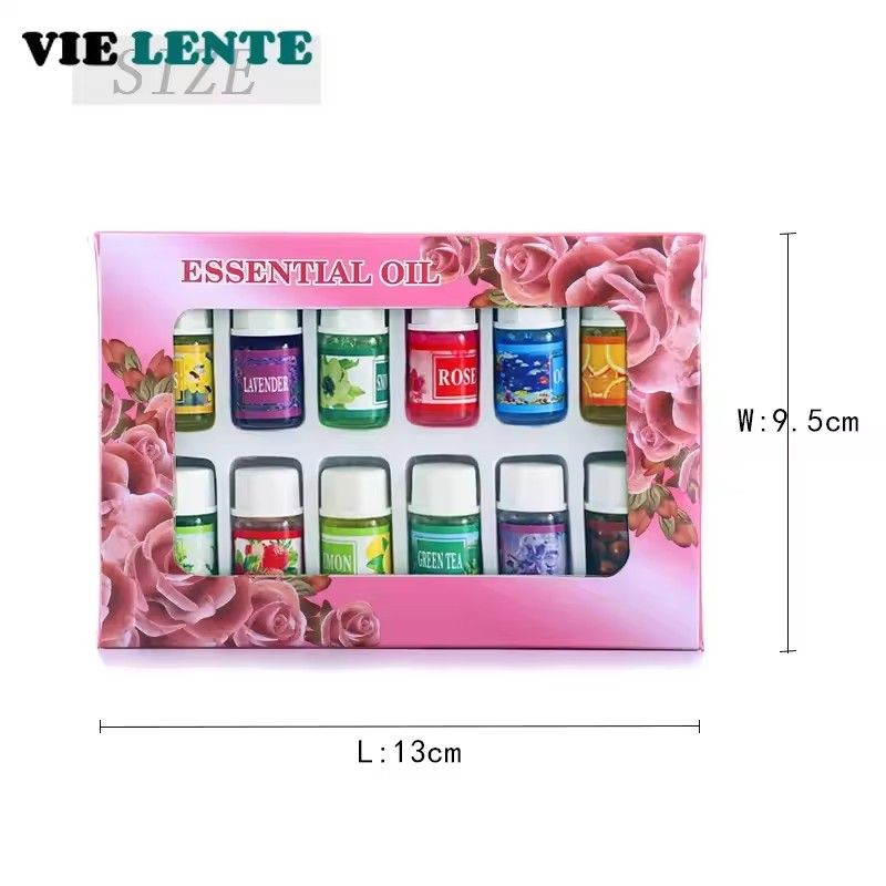 12PCS 3ML Air Freshener Natural Plant Aromatherapy Essential Oil Air Conditioning Perfume Aroma Diffuser Fragrance Humidifier  B2-312