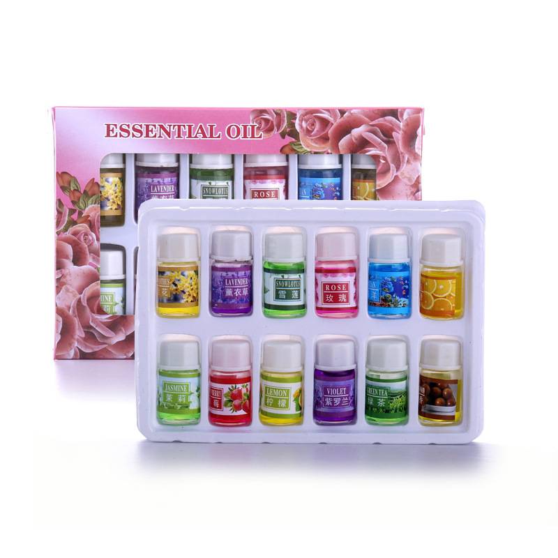 12PCS 3ML Air Freshener Natural Plant Aromatherapy Essential Oil Air Conditioning Perfume Aroma Diffuser Fragrance Humidifier  B2-312