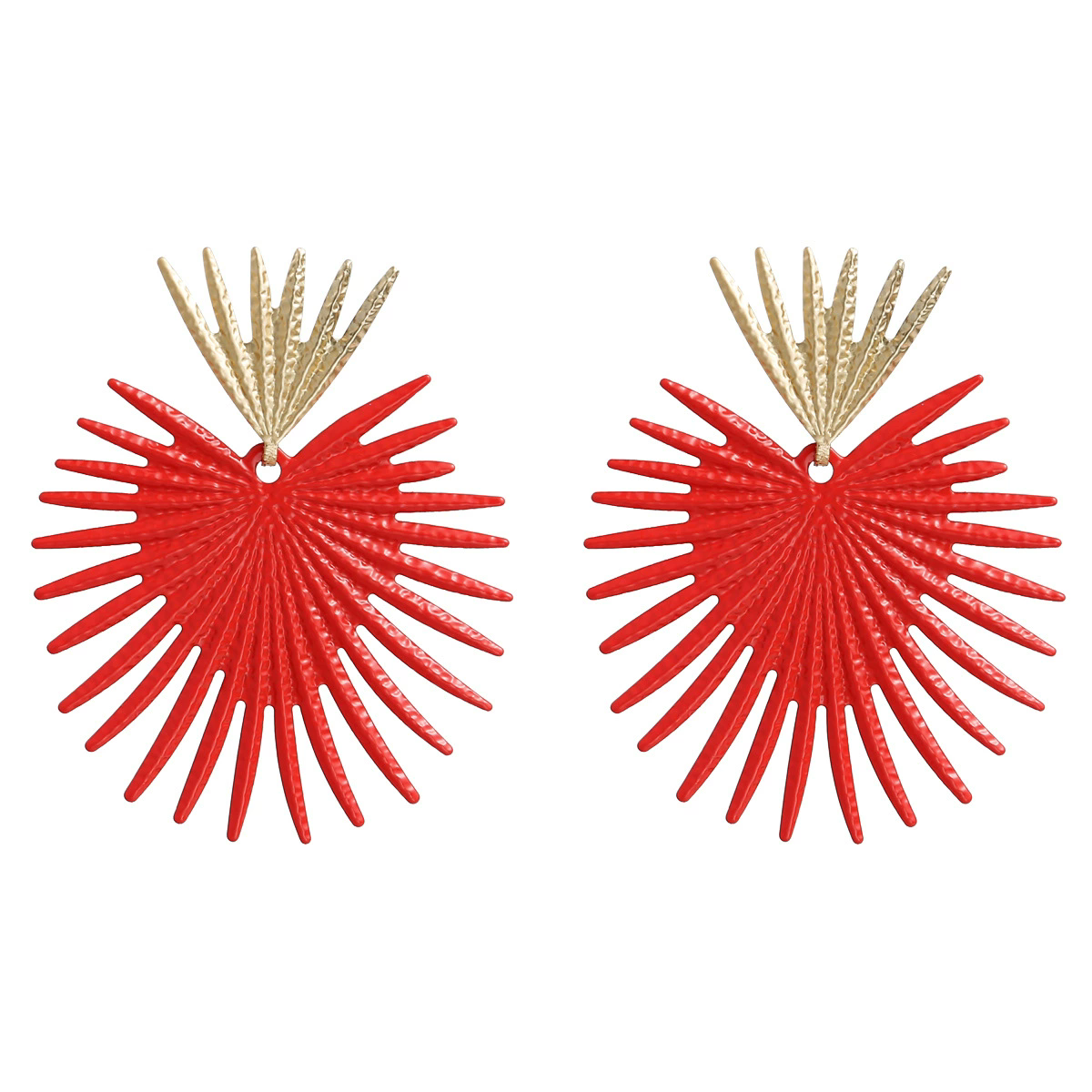 Women's Temperament Domineering Fan-shaped Stud Earrings A-1003