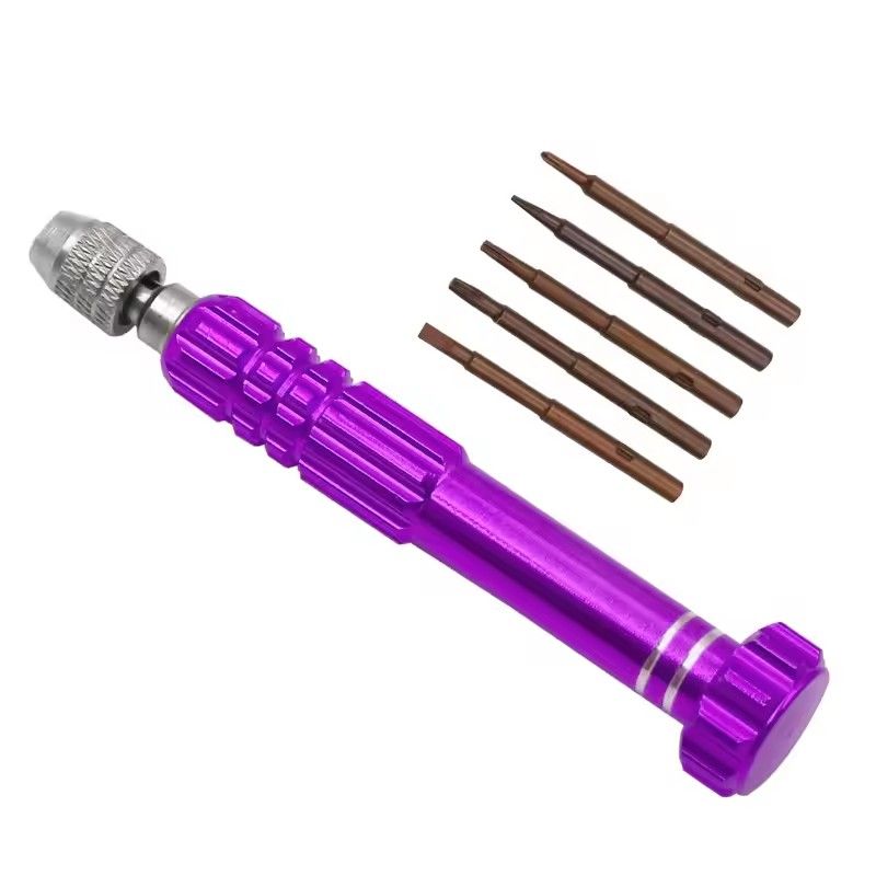 Mini Screwdriver Screw driver for iPhone DIY Mobile Phone Open Repair Tools Kit 5 in 1 Aluminum Alloy Mini Screwdriver Tools C-331