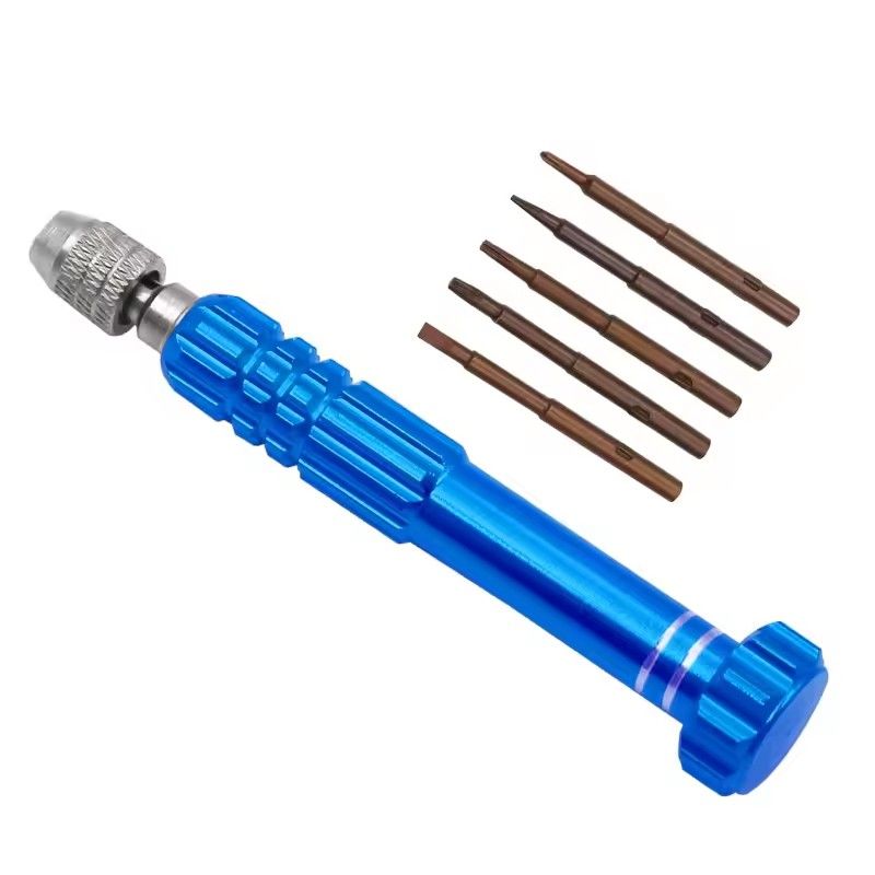 Mini Screwdriver Screw driver for iPhone DIY Mobile Phone Open Repair Tools Kit 5 in 1 Aluminum Alloy Mini Screwdriver Tools C-331