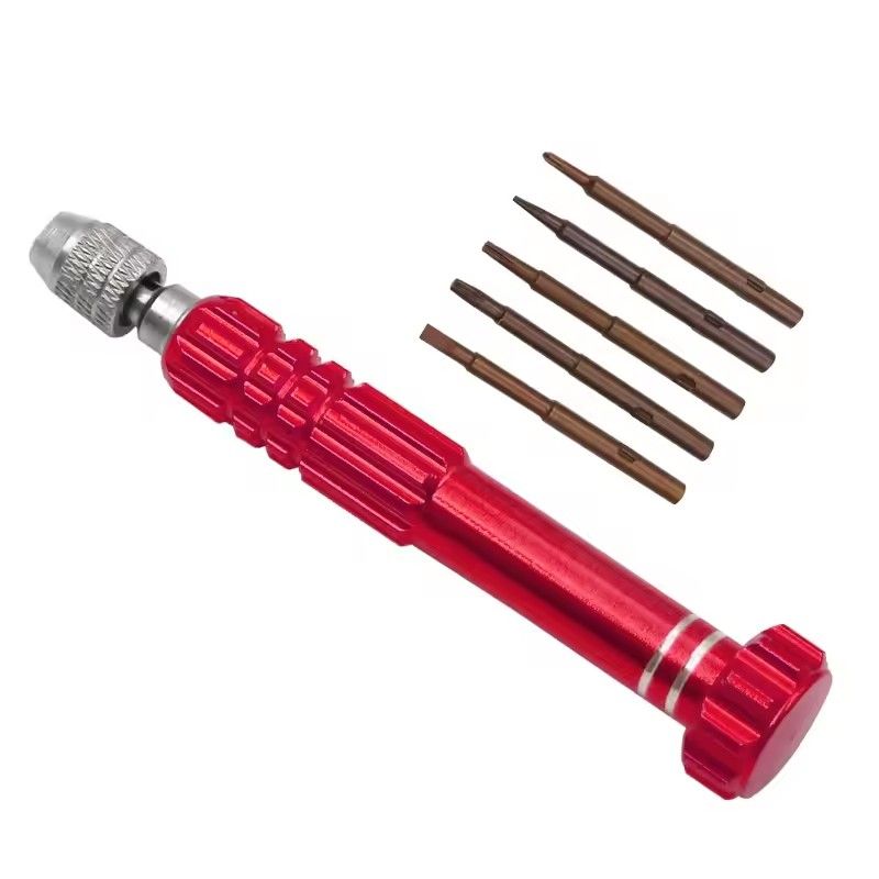 Mini Screwdriver Screw driver for iPhone DIY Mobile Phone Open Repair Tools Kit 5 in 1 Aluminum Alloy Mini Screwdriver Tools C-331