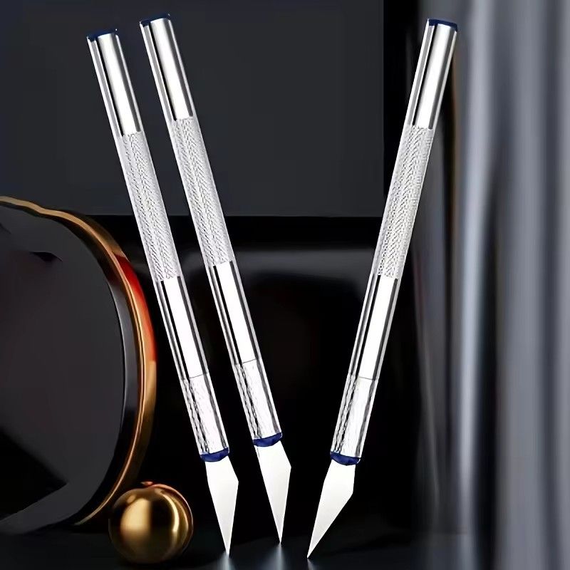 13Pcs Carving Knife Craft Sculpture Paper Cutting Blade Precision Engraving Cutter Non-Slip Hand Tool DIY Art Hobby Repair Set  E-1255