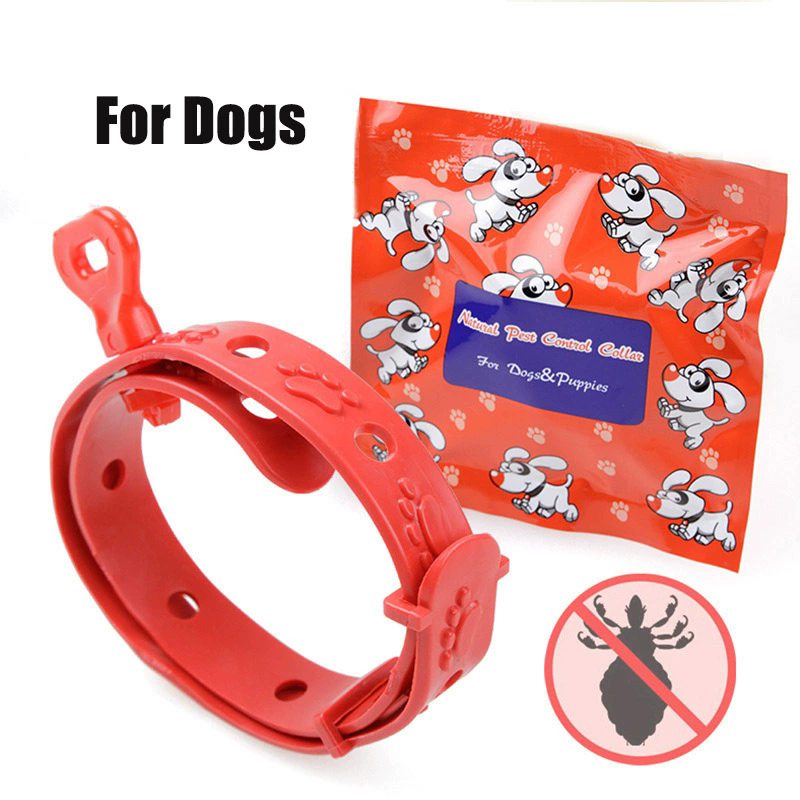 Pet Dog Cat Flea Adjustable Collar Against Anti Tick Flea Mosquitoes Remove Pet Protect Rubber Necklace Flea Killer C-300