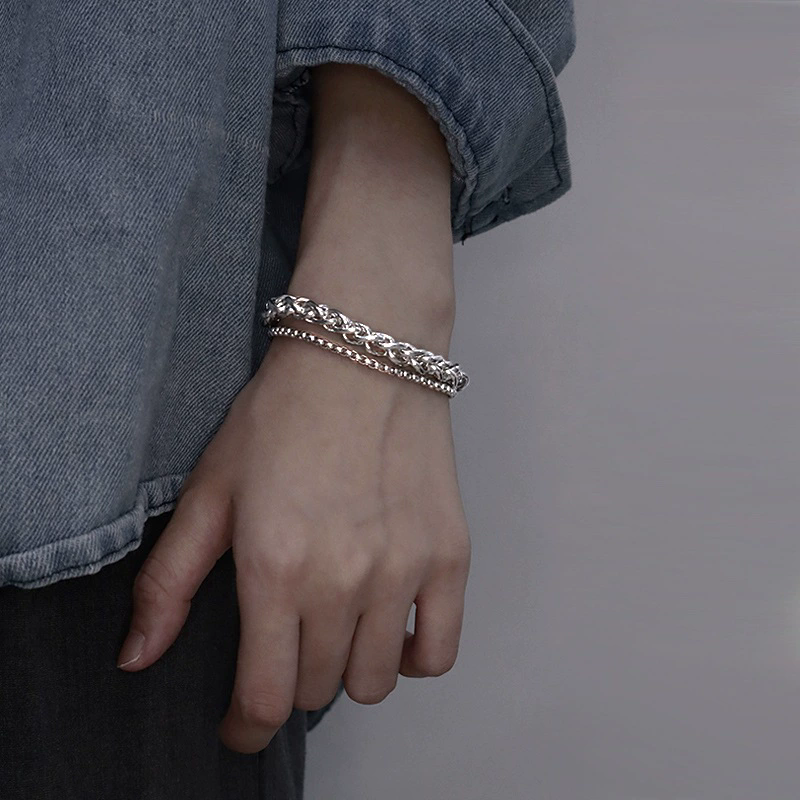 New Vintage Radical Dragon Bone Hip Hop Chunky Chain Men's Bracelet Hip Hop Punk Personality Trend Pulsera Hombre Accessories