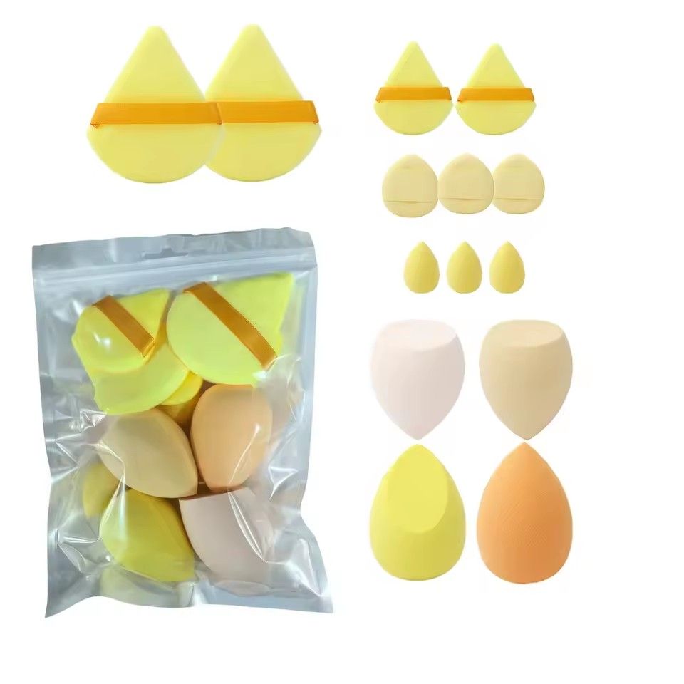 14Pcs Makeup Sponge Cosmetic Blender Beauty Egg Foundation Sponges Puff  Powder Puffs Make Up Accessories Women Makeup Tools