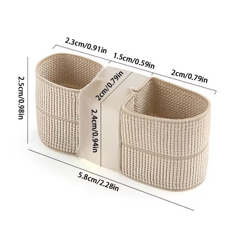 1Pc  Toe Separator Hallux Valgus Bunion Corrector Orthotics Feet Bone Thumb Adjuster Correction Pedicure Feet Straightener B2-1001