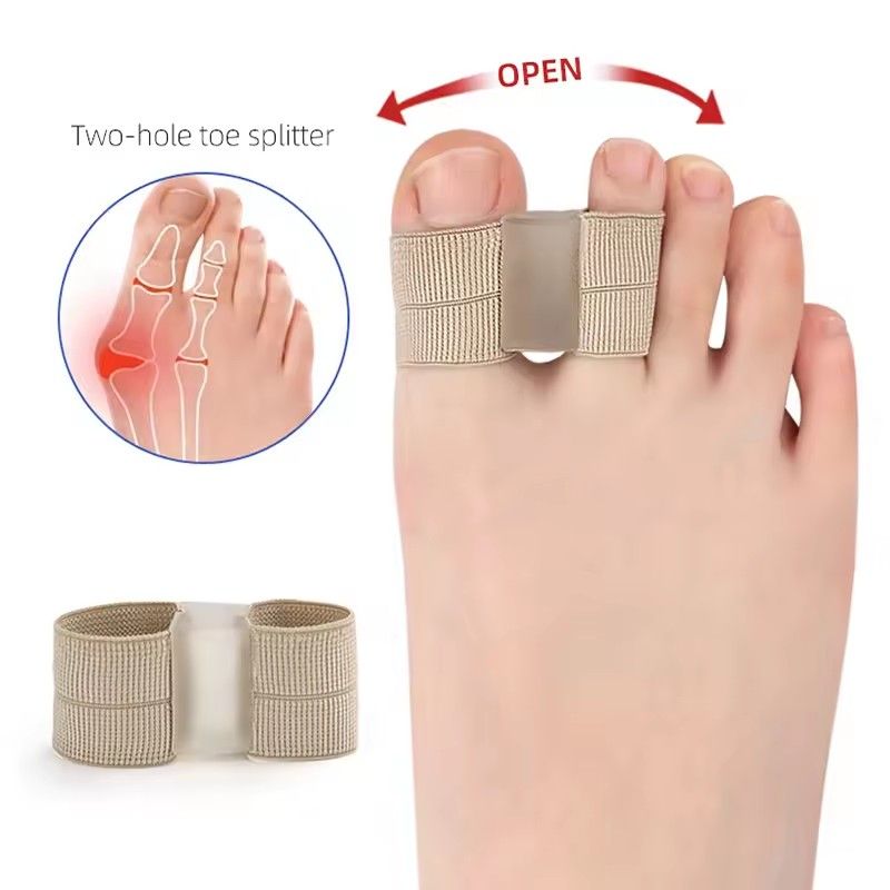 1Pc  Toe Separator Hallux Valgus Bunion Corrector Orthotics Feet Bone Thumb Adjuster Correction Pedicure Feet Straightener B2-1001