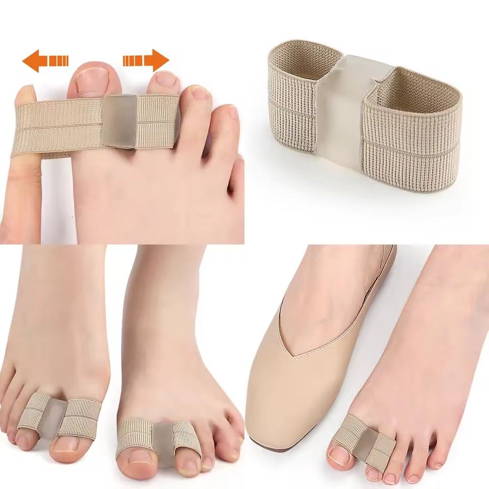 1Pc  Toe Separator Hallux Valgus Bunion Corrector Orthotics Feet Bone Thumb Adjuster Correction Pedicure Feet Straightener B2-1001