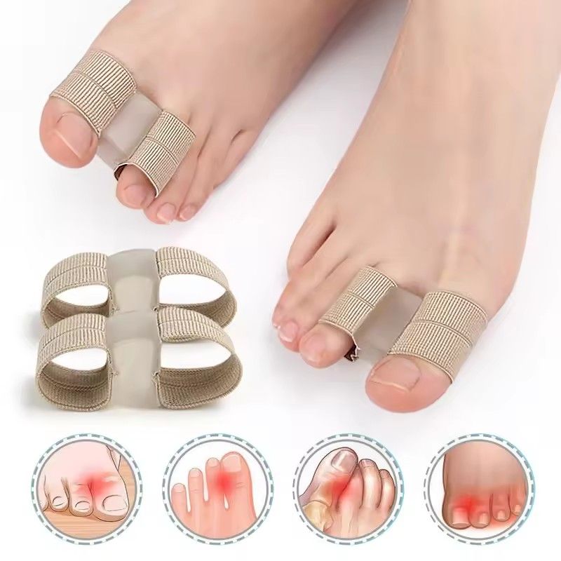 1Pc  Toe Separator Hallux Valgus Bunion Corrector Orthotics Feet Bone Thumb Adjuster Correction Pedicure Feet Straightener B2-1001
