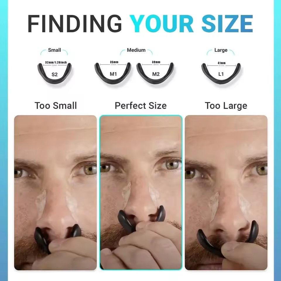 Magnetic Nasal Dilator Anti Snoring Nose Strips,Boost Oxygen Intake,Sleep Nasal Breathing Dilators Starter Kit