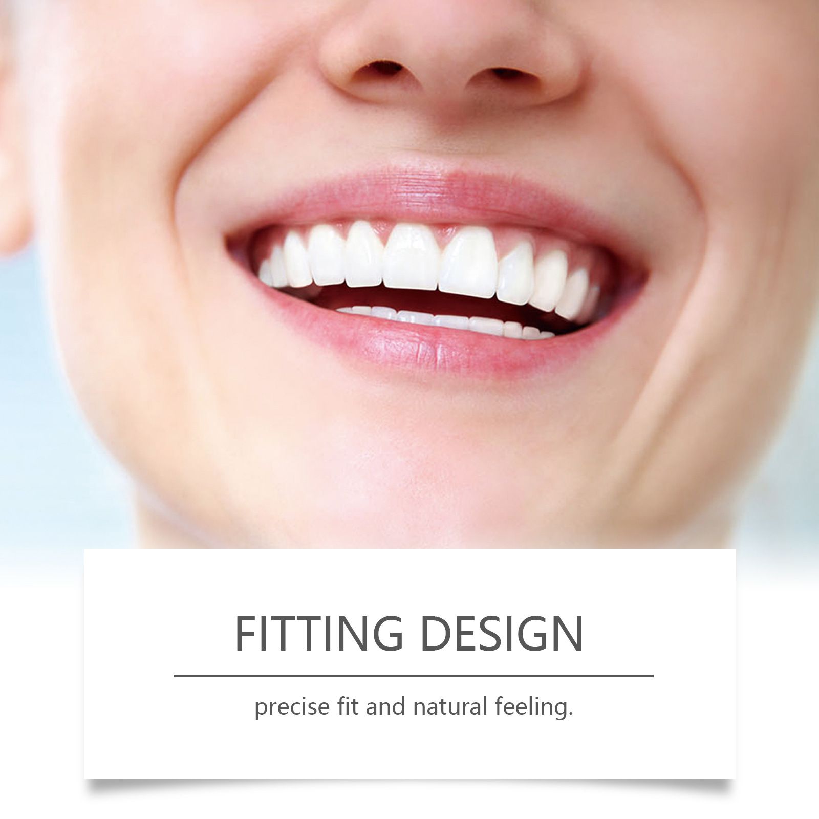 Silicone Denture Set Fit Temporary Orthodontic Teeth Dentures Fake Tooth Oral Hygiene Care Whitening Dentures Simulation Braces