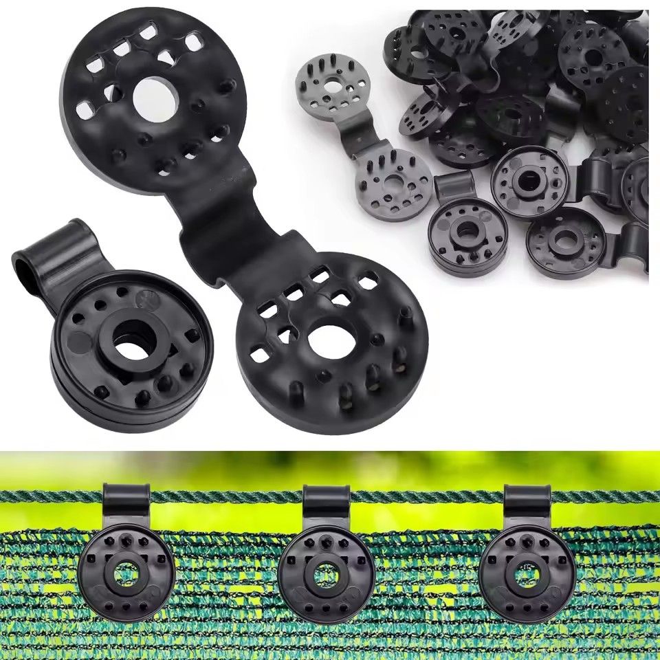 50Pcs Shade Cloth Clip Shade Fabric Clamps Grommets For Net Mesh Cover Sunblock Fabric In Garden Backyard Greenhou