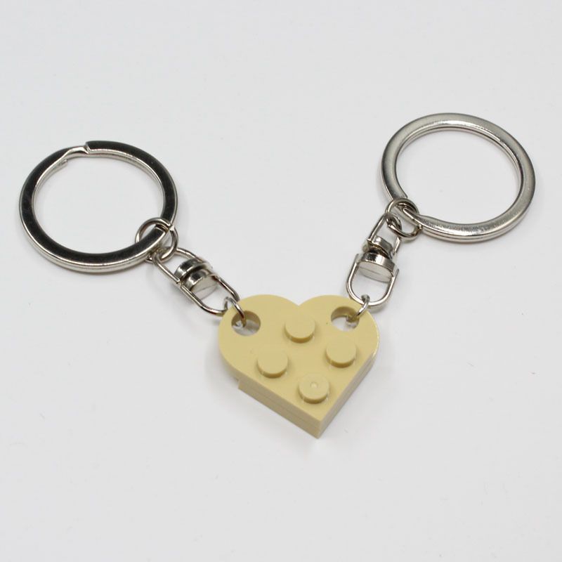 Couple Style Charming Heart-shaped Keychain Set -2 pcs Matching Design, Perfect Valentine's Day Gift for Girlfriend or Boyfriend
