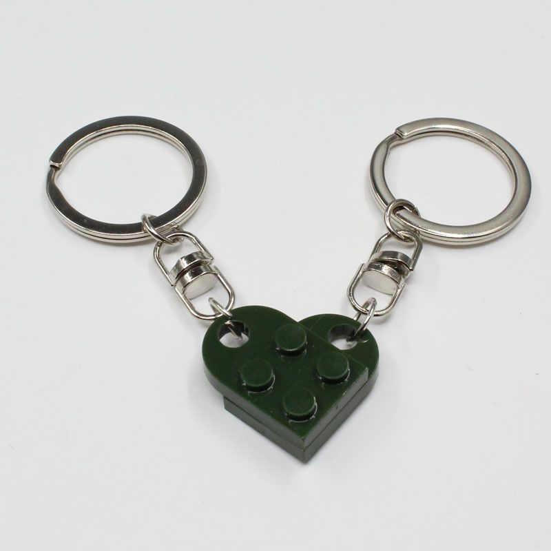 Couple Style Charming Heart-shaped Keychain Set -2 pcs Matching Design, Perfect Valentine's Day Gift for Girlfriend or Boyfriend