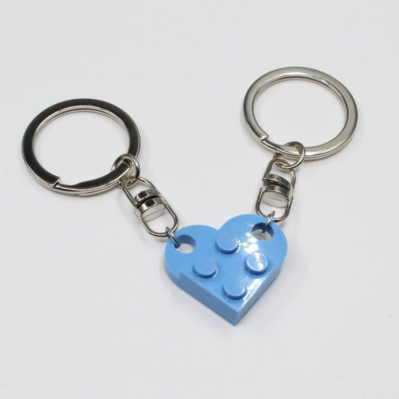 Couple Style Charming Heart-shaped Keychain Set -2 pcs Matching Design, Perfect Valentine's Day Gift for Girlfriend or Boyfriend