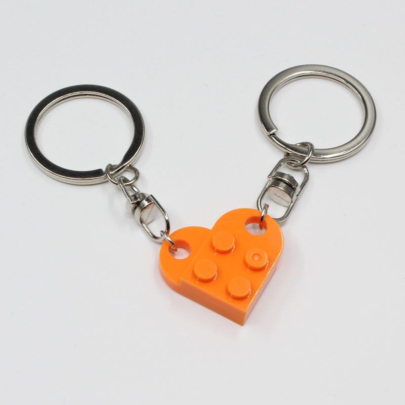 Couple Style Charming Heart-shaped Keychain Set -2 pcs Matching Design, Perfect Valentine's Day Gift for Girlfriend or Boyfriend