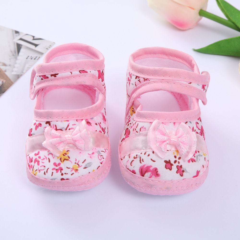 Double Heart Spring and Autumn Shoes for Men and Women 0-1 Years Old Soft Soled Toddler Shoes 3-6-9 Months Baby Walking Shoes