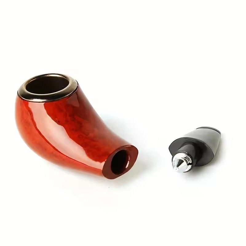 Scotte Vintage Classic Tobacco Pipe Pouch with Accessories, Red, Durable, Solid, High Quality, Free Smoke
