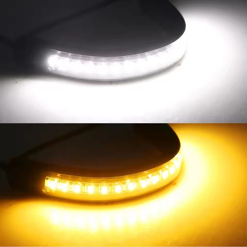 1pc12V LED motorcycle turn signals and DRL circular cross bar flashing flasher amber white motorcycle flasherv